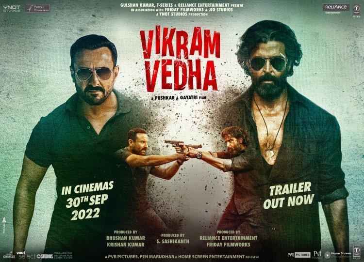 Hrithik Roshan & Saif Ali Khan starrer Vikram Vedha's trailer launched