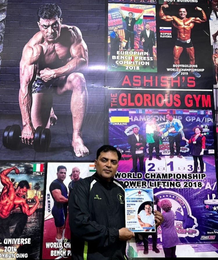 Real Super Hero Awards Poster Launched in Delhi by Sports Industry's Ashish Kumar