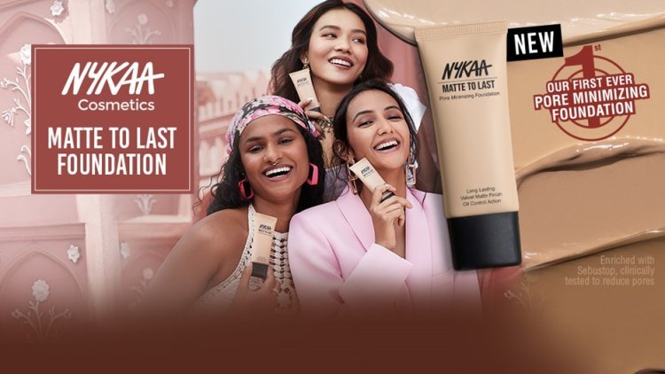 Get that instant poreless matte finish in just 15 minutes with the new Nykaa Matte To Last Pore Minimizing Foundation