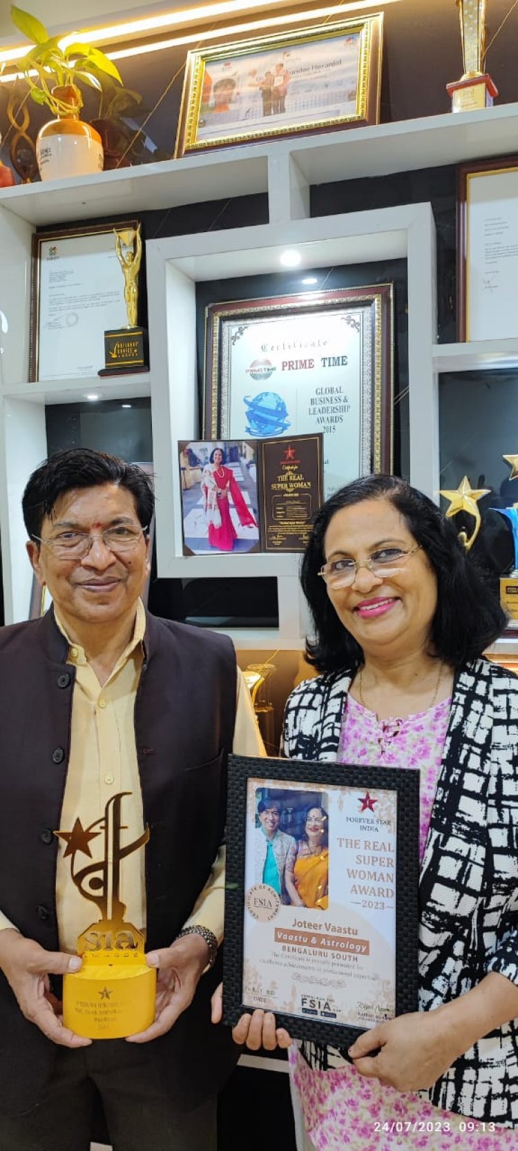 Joteer Vastu Honored as Best Vastu Consultant in Bengaluru