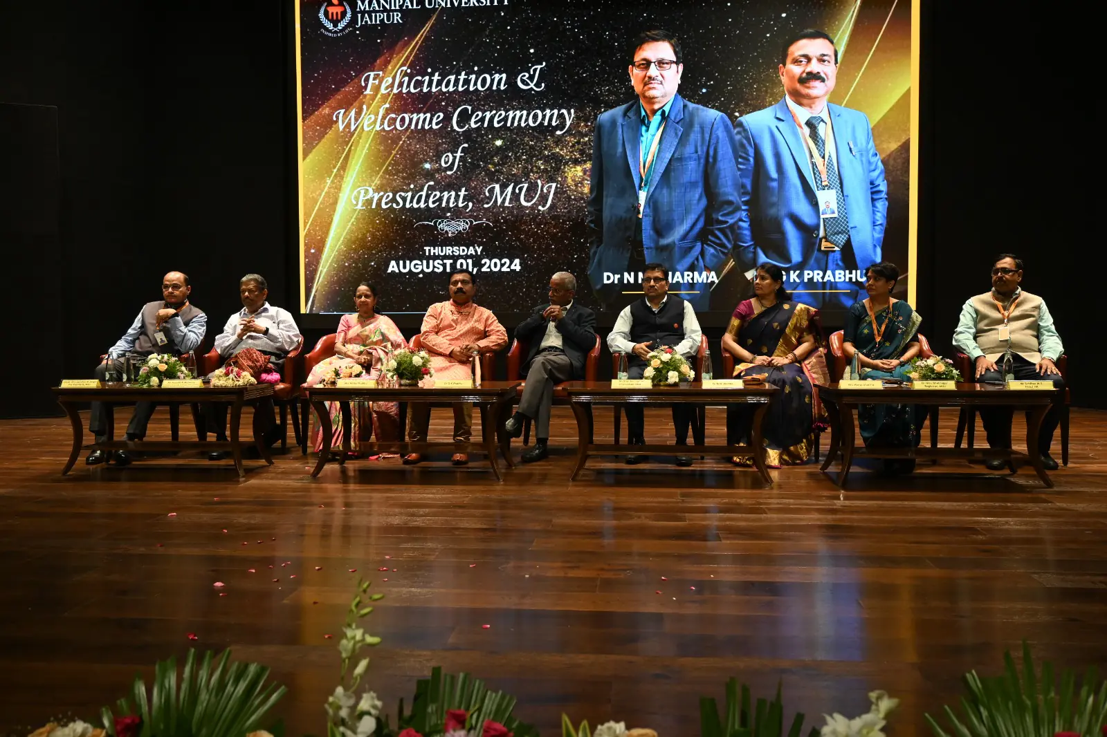 Manipal University Jaipur (MUJ) welcomes new VC Prof. N N Sharma and bids farewell to Dr. G K Prabhu