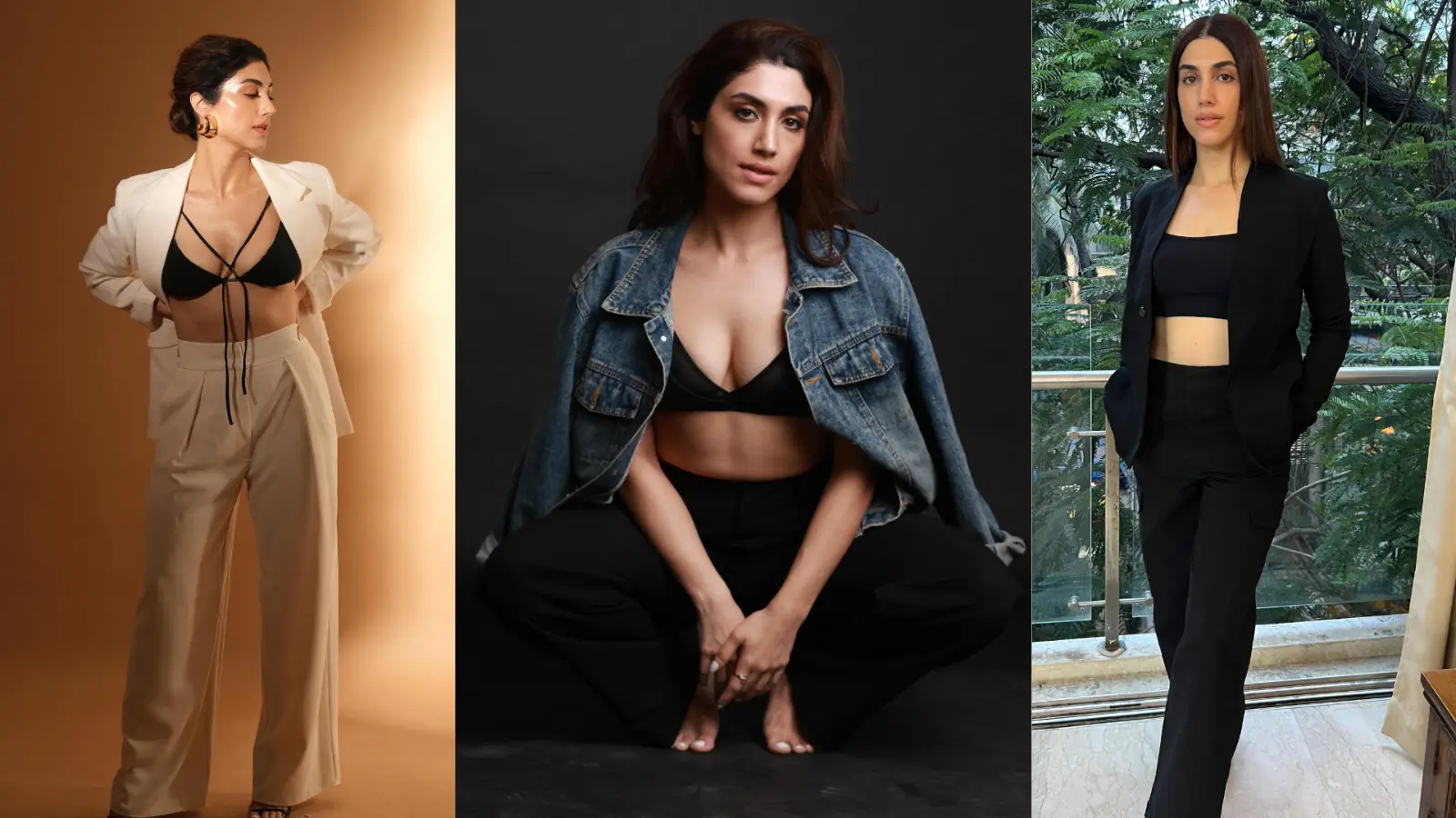 Fierce & Fabulous: Delbar Arya’s Best Bralette & Pantsuit Outfits to Rock This Season